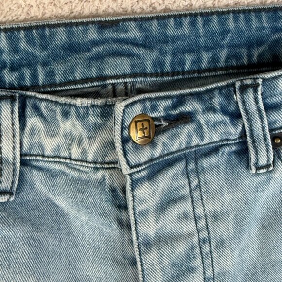 Ksubi Mens Hazlow Philly Blue Straight Leg Jeans Size 32x31 Skater Light Wash - Picture 5 of 13